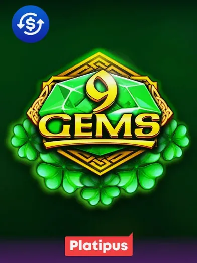 9 Gems by Platipus, pokie artwork