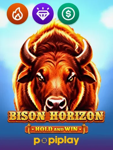 Bison Horizon Hold and Win by Popiplay, pokie artwork
