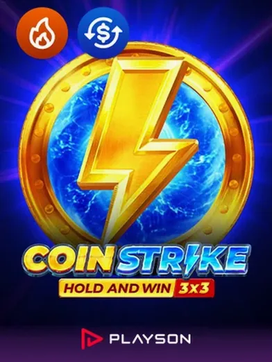 Coin Strike Hold and Win by Playson, pokie artwork