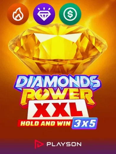 Diamonds Power XXL Hold And Win by Playson, pokie artwork