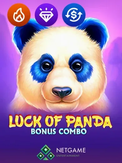 Luck of Panda Bonus Combo by Netgame, pokie artwork