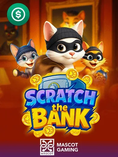 Scratch the Bank by Mascot, pokie artwork