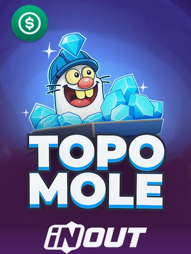 Topo Mole by InOut, pokie artwork