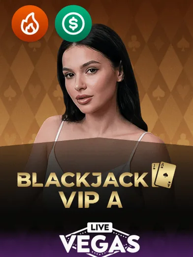 Blackjack VIP A by LiveVegas, table game artwork