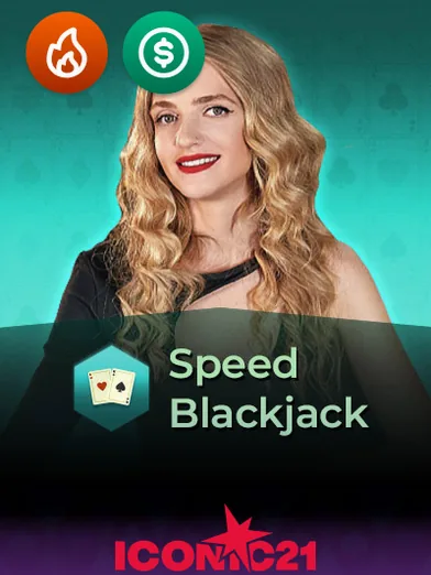 Speed Blackjack by Better Live, table game artwork