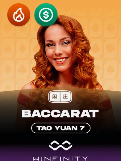 Tao Yuan Baccarat 7 by Winfinity, table game artwork